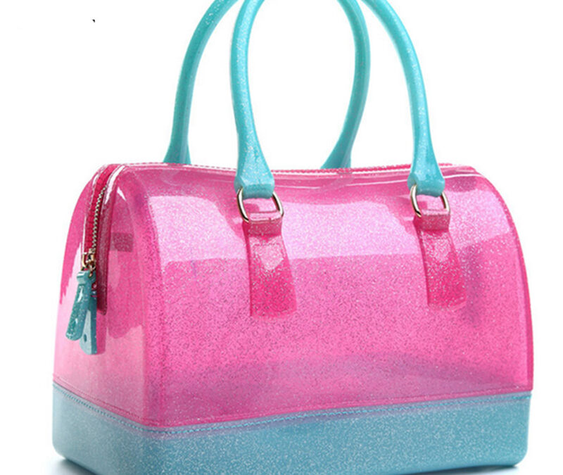 Candy Color Jelly Plastic Bag