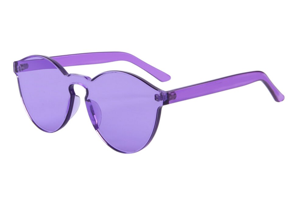 One Piece Lens Sunglasses Purple
