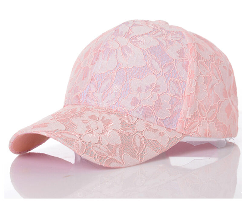 Pink Lace Baseball Cap