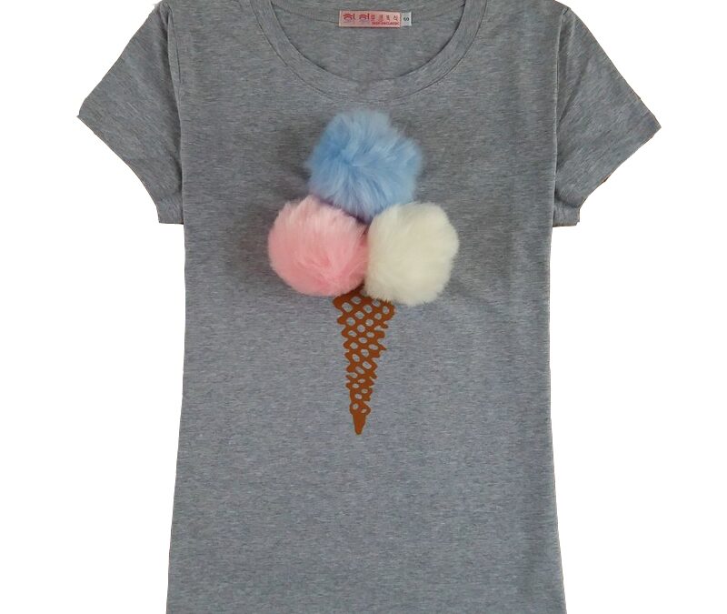 Fluffy Ball Ice Cream Shirt