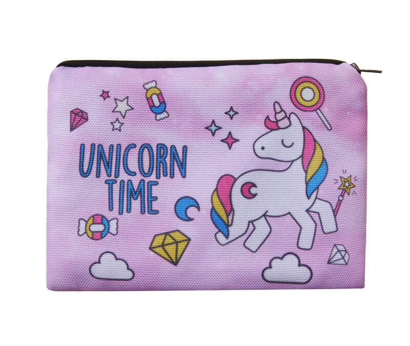 Unicorn Time Makeup Bag