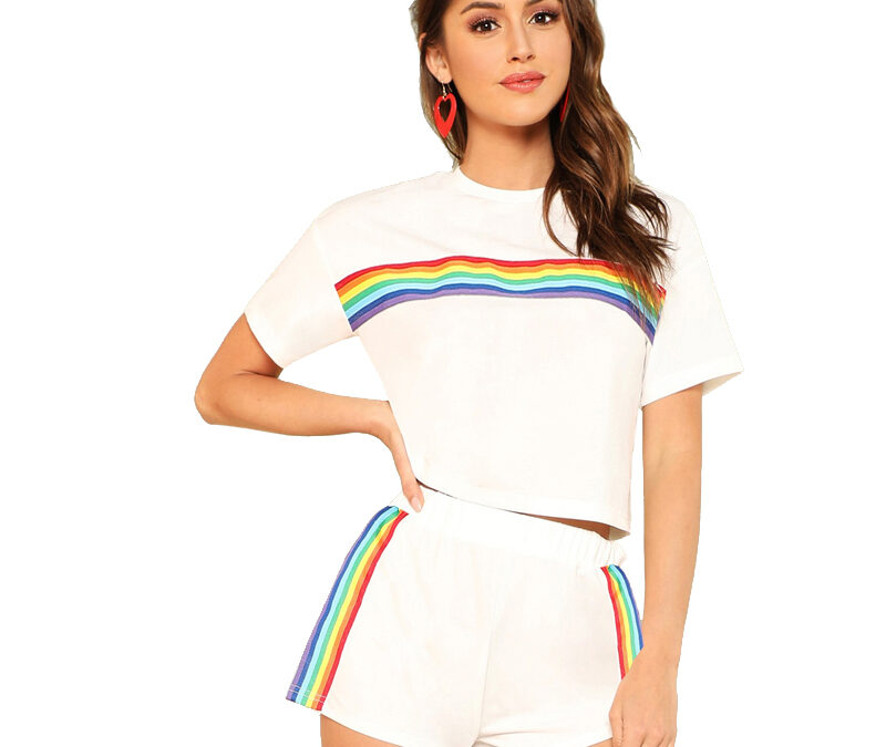 LGBT Rainbow Tee and Shorts