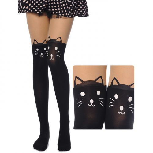 cute cat kawaii stockings pantyhose tights