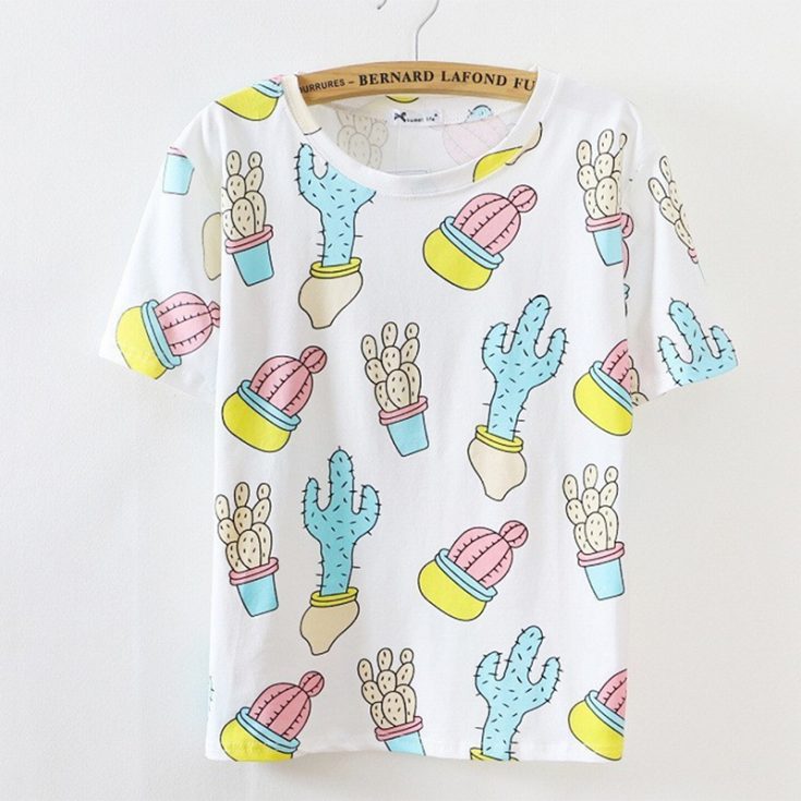 Cactus T-Shirt - SugarSweet.me