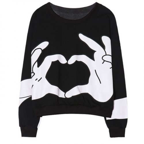 Love Shaped Finger Sweater