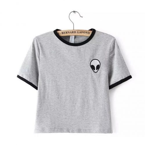 Alien T-shirt Grey