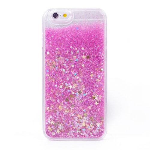 Glitter Stars Liquid Iphone Case 6/6s pink