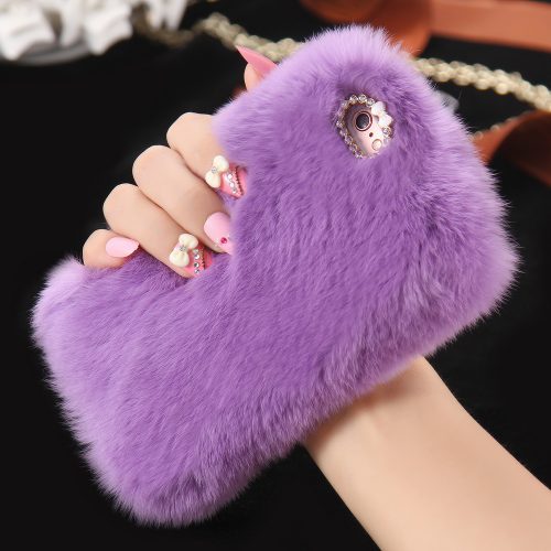 Furry Iphone Case 6:6s purple