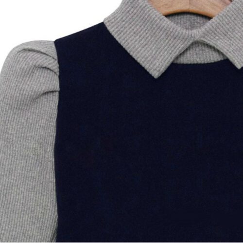 Winter Knitted Long Sleeve Dress