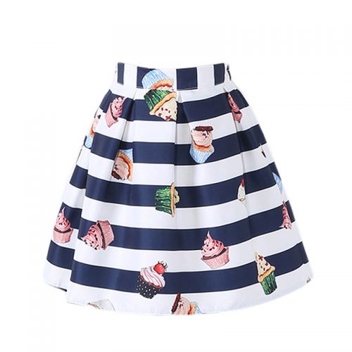 striped cupcake skirt
