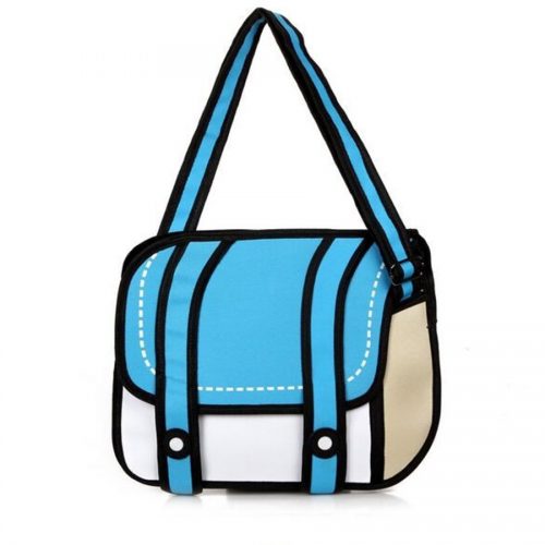 2D Cartoon Shoulder Bag
