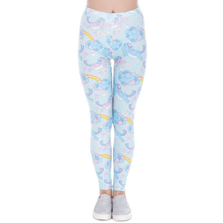 Unicorn Rainbow Cloud Leggings SugarSweet.me