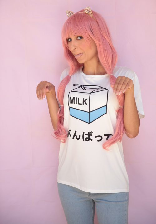 harajuku milk shirt
