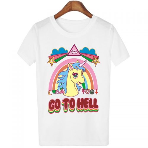 Go To Hell Unicorn T-Shirt