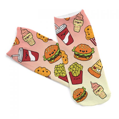 Kawaii Fast Food Socks