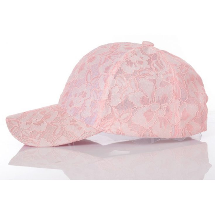 Pink Lace Baseball Cap SugarSweet.me