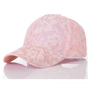 Pink Lace Baseball Cap