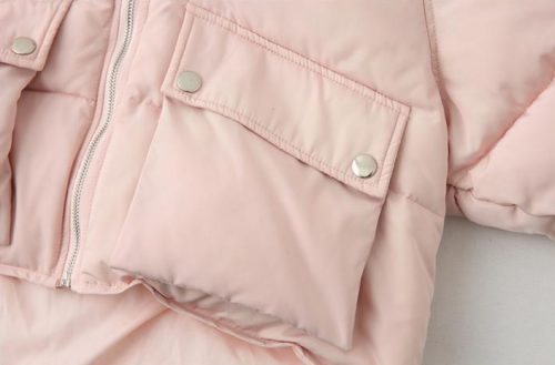 winter jacket pink