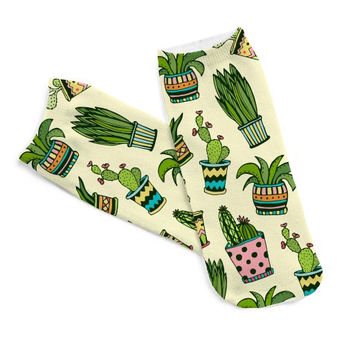 Cactus Plant Socks