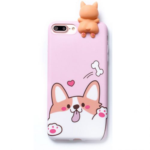 Corgi Dog iPhone Case Pink