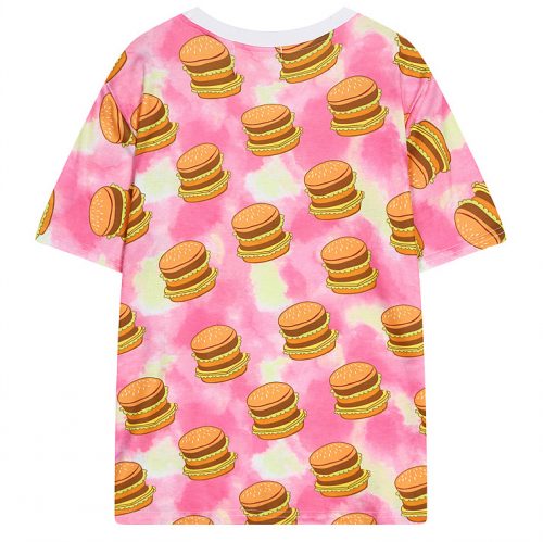 Burger Shirt Color Splash