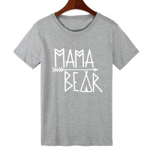 Mama Bear Shirt Grey