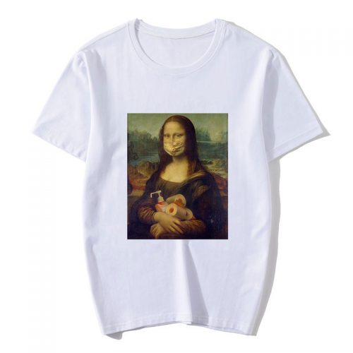 Mona Lisa Facemask Shirt