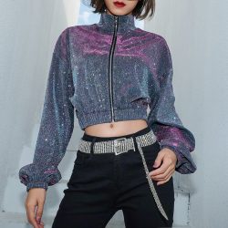 Sparkly Cropped Jacket