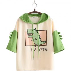 Dinosaur Short Sleeve Sweatshirt